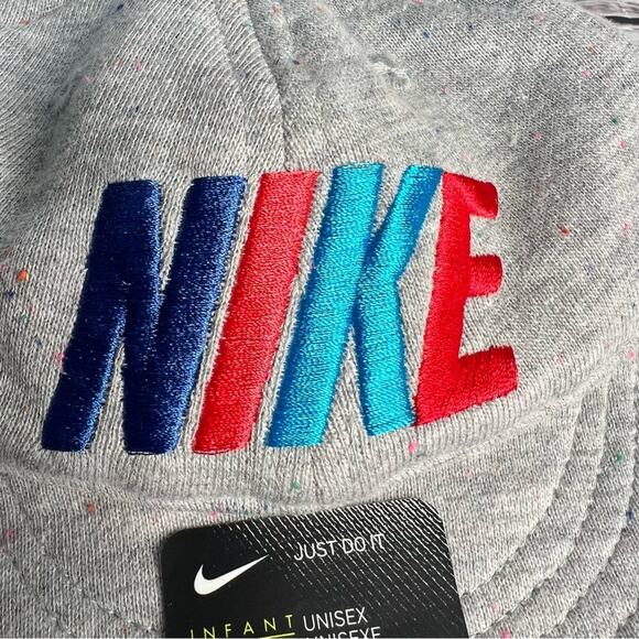 Nike Baby Infant Knit Hat Embroidered Soft Cap Cotton NEW - Picture 3 of 7